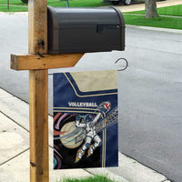 Volleyball Garden Flag Astronaut Cosmic Spiker