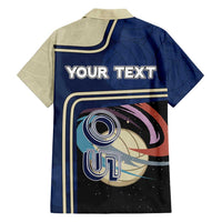 Custom Volleyball Hawaiian Shirt Astronaut Cosmic Spiker