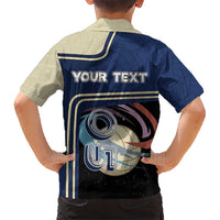 Custom Volleyball Hawaiian Shirt Astronaut Cosmic Spiker