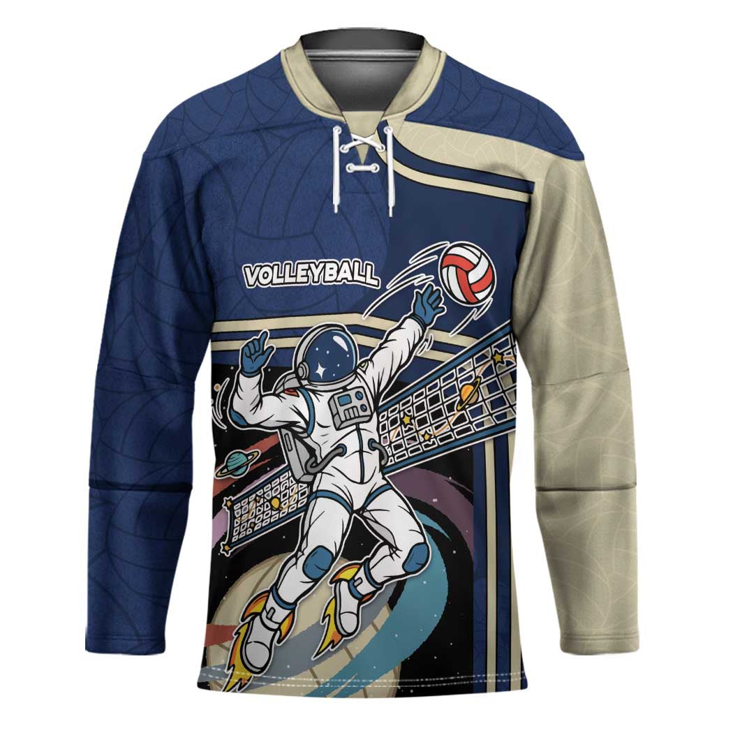 Custom Volleyball Hockey Jersey Astronaut Cosmic Spiker
