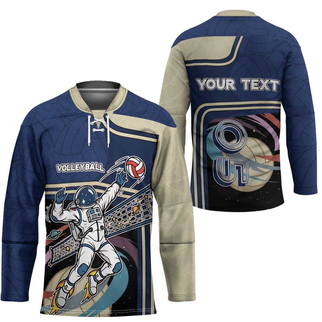 Custom Volleyball Hockey Jersey Astronaut Cosmic Spiker