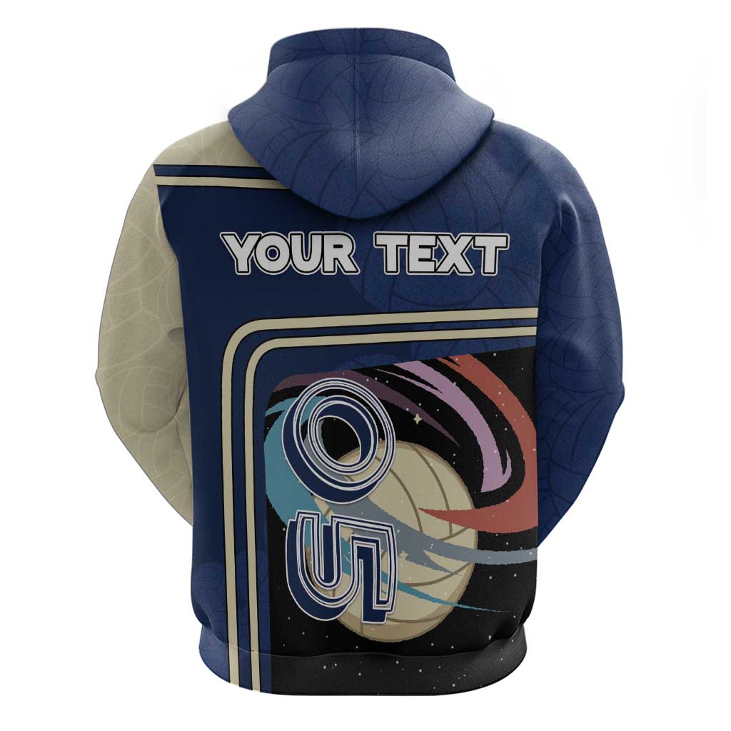 Custom Volleyball Hoodie Astronaut Cosmic Spiker