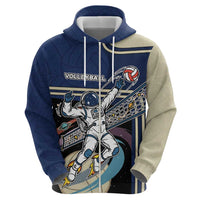 Custom Volleyball Hoodie Astronaut Cosmic Spiker