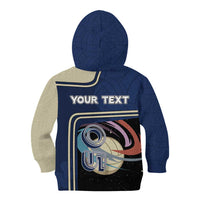 Custom Volleyball Kid Hoodie Astronaut Cosmic Spiker