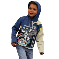 Custom Volleyball Kid Hoodie Astronaut Cosmic Spiker