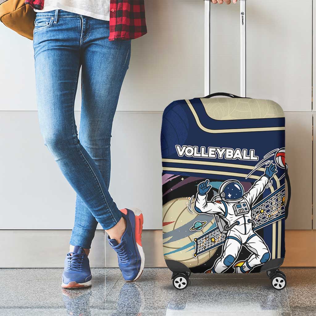 Volleyball Luggage Cover Astronaut Cosmic Spiker