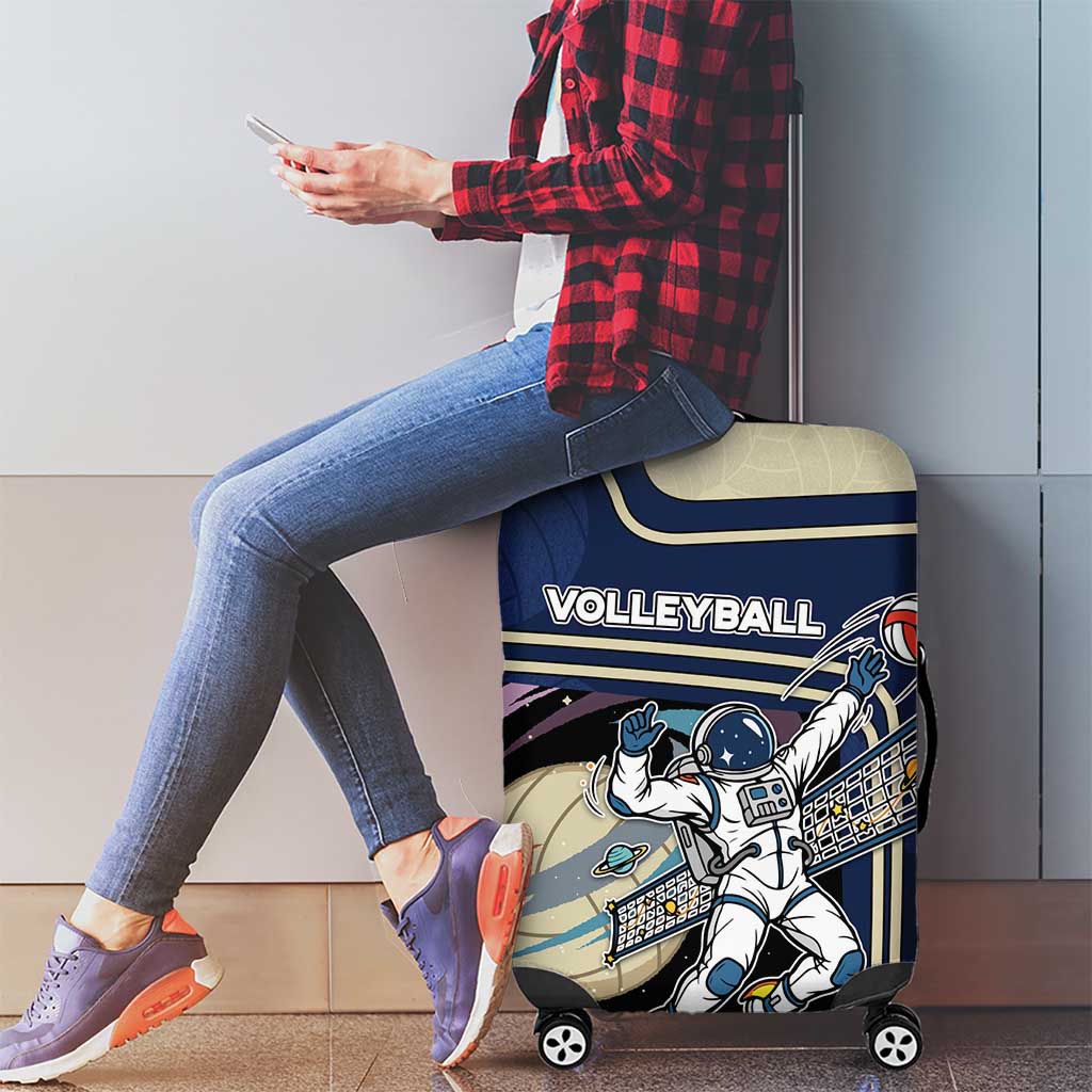Volleyball Luggage Cover Astronaut Cosmic Spiker
