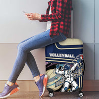 Volleyball Luggage Cover Astronaut Cosmic Spiker