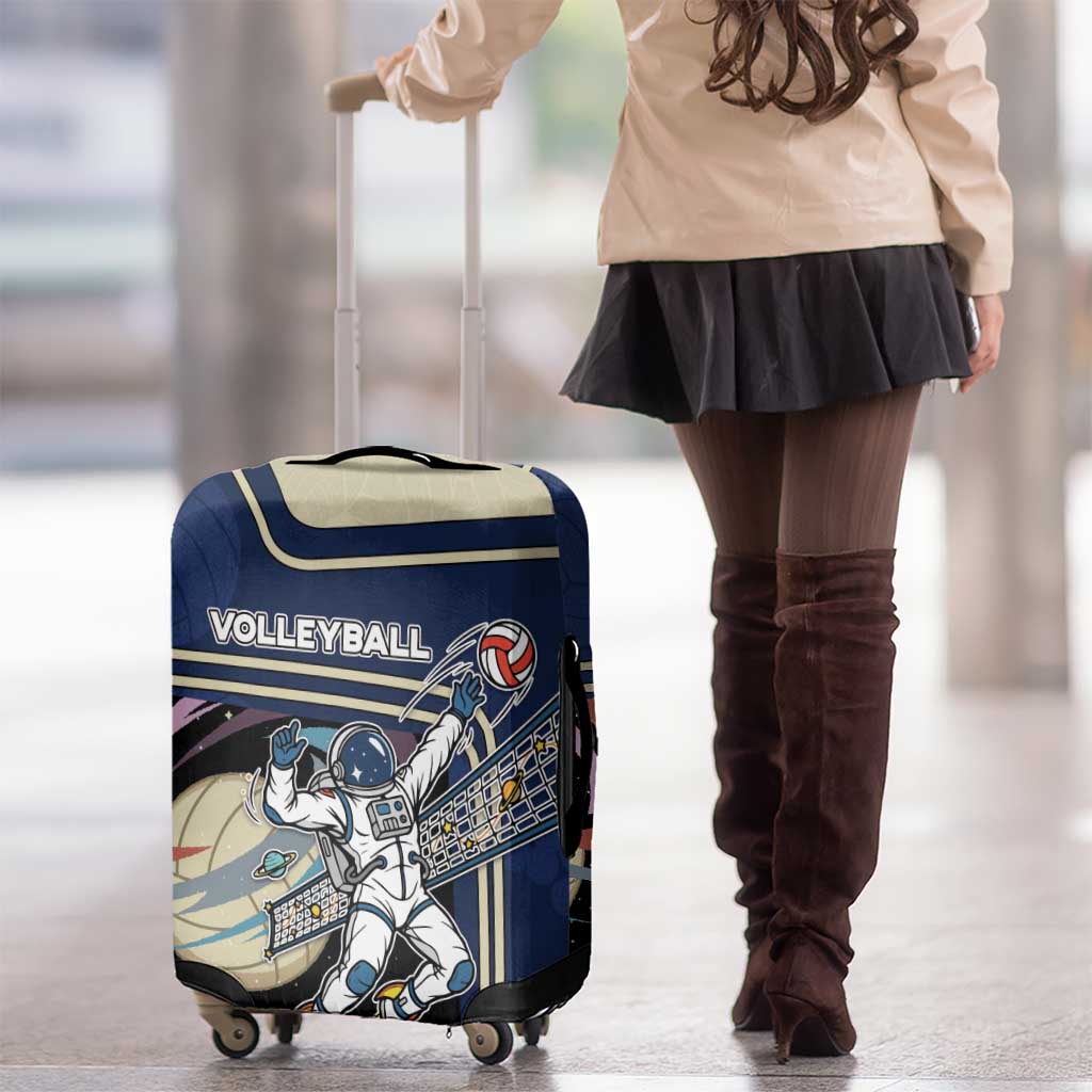 Volleyball Luggage Cover Astronaut Cosmic Spiker