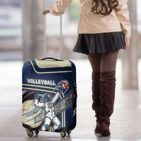 Volleyball Luggage Cover Astronaut Cosmic Spiker