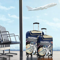 Volleyball Luggage Cover Astronaut Cosmic Spiker
