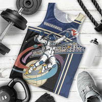 Custom Volleyball Men Tank Top Astronaut Cosmic Spiker