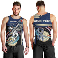 Custom Volleyball Men Tank Top Astronaut Cosmic Spiker