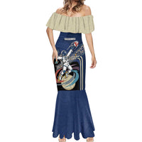 Custom Volleyball Mermaid Dress Astronaut Cosmic Spiker