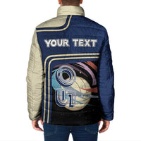 Custom Volleyball Padded Jacket Astronaut Cosmic Spiker