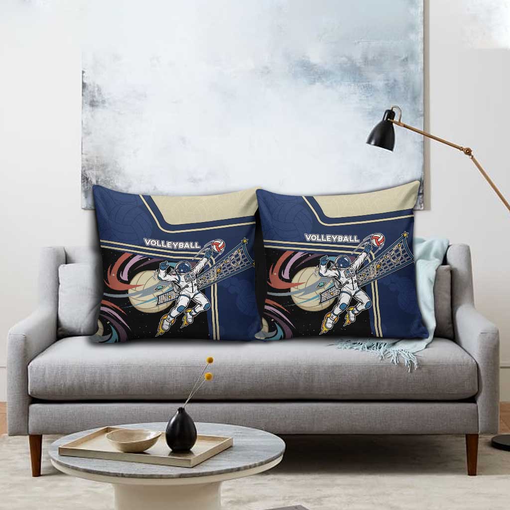 Volleyball Pillow Cover Astronaut Cosmic Spiker