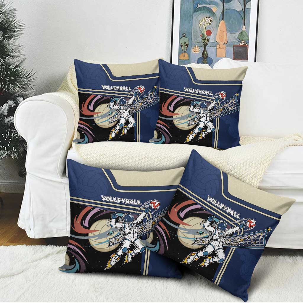 Volleyball Pillow Cover Astronaut Cosmic Spiker