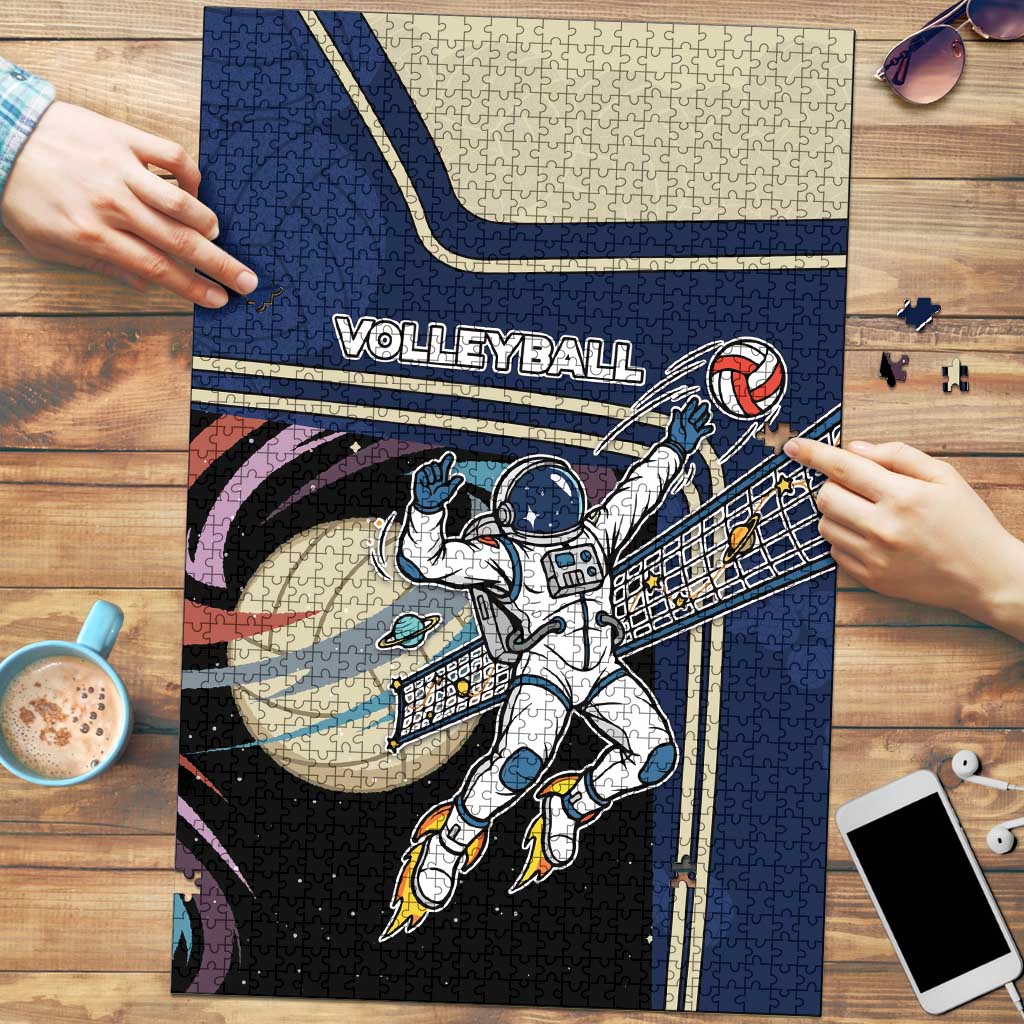 Volleyball Puzzle Astronaut Cosmic Spiker
