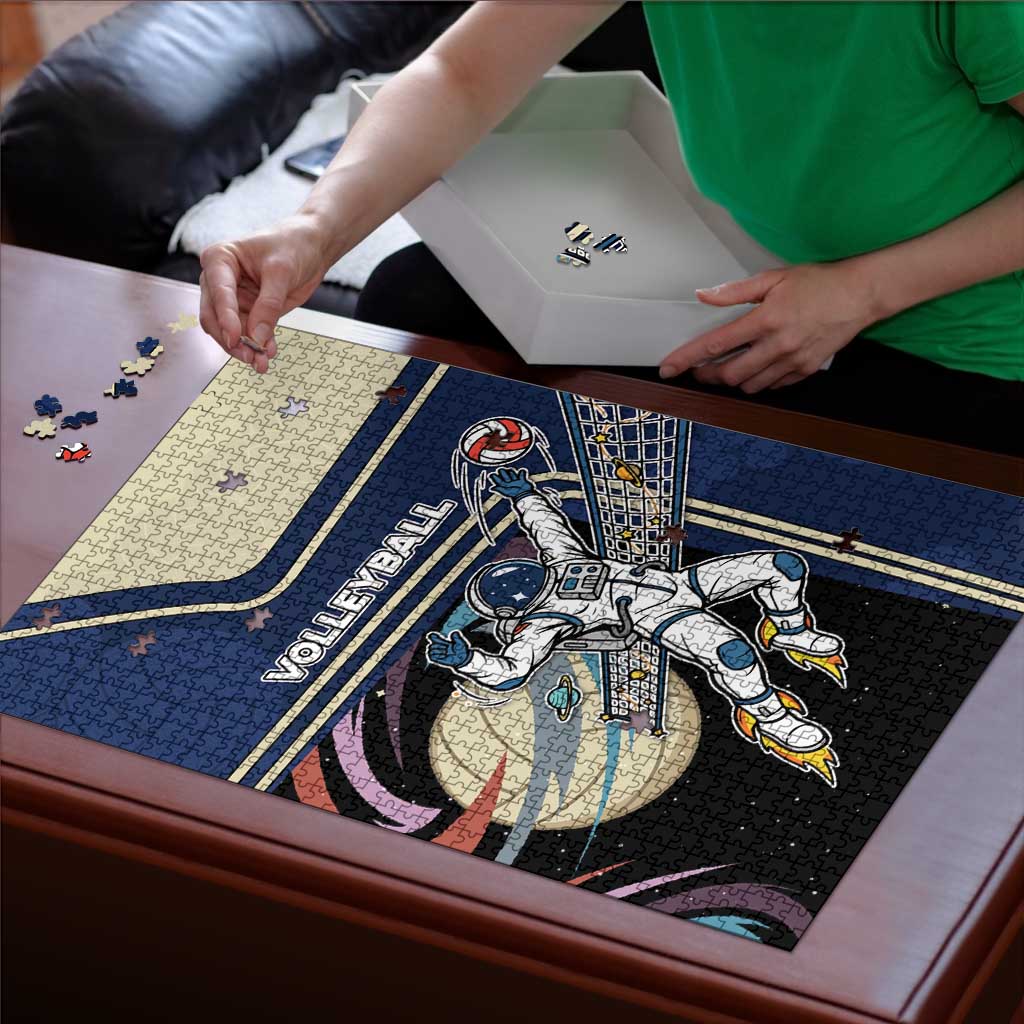 Volleyball Puzzle Astronaut Cosmic Spiker