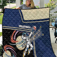 Volleyball Quilt Astronaut Cosmic Spiker