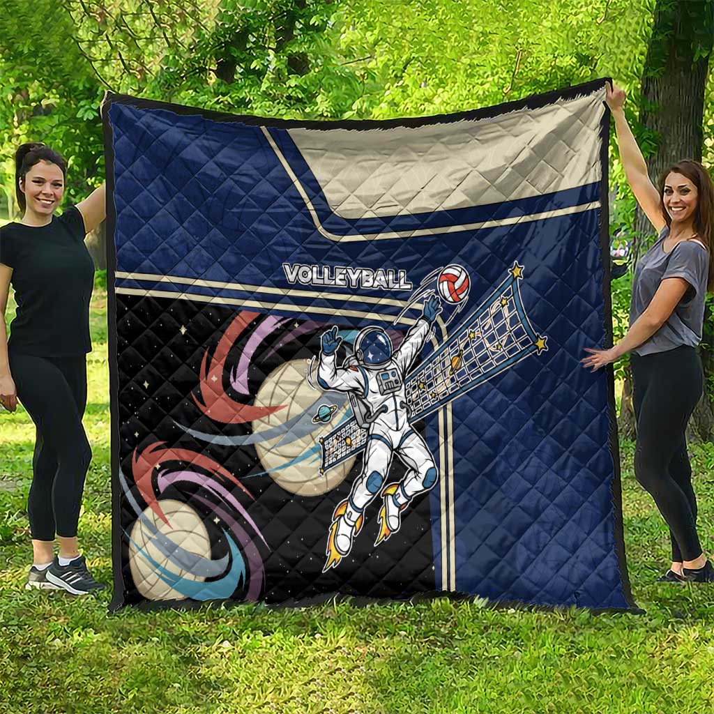 Volleyball Quilt Astronaut Cosmic Spiker