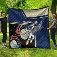 Volleyball Quilt Astronaut Cosmic Spiker