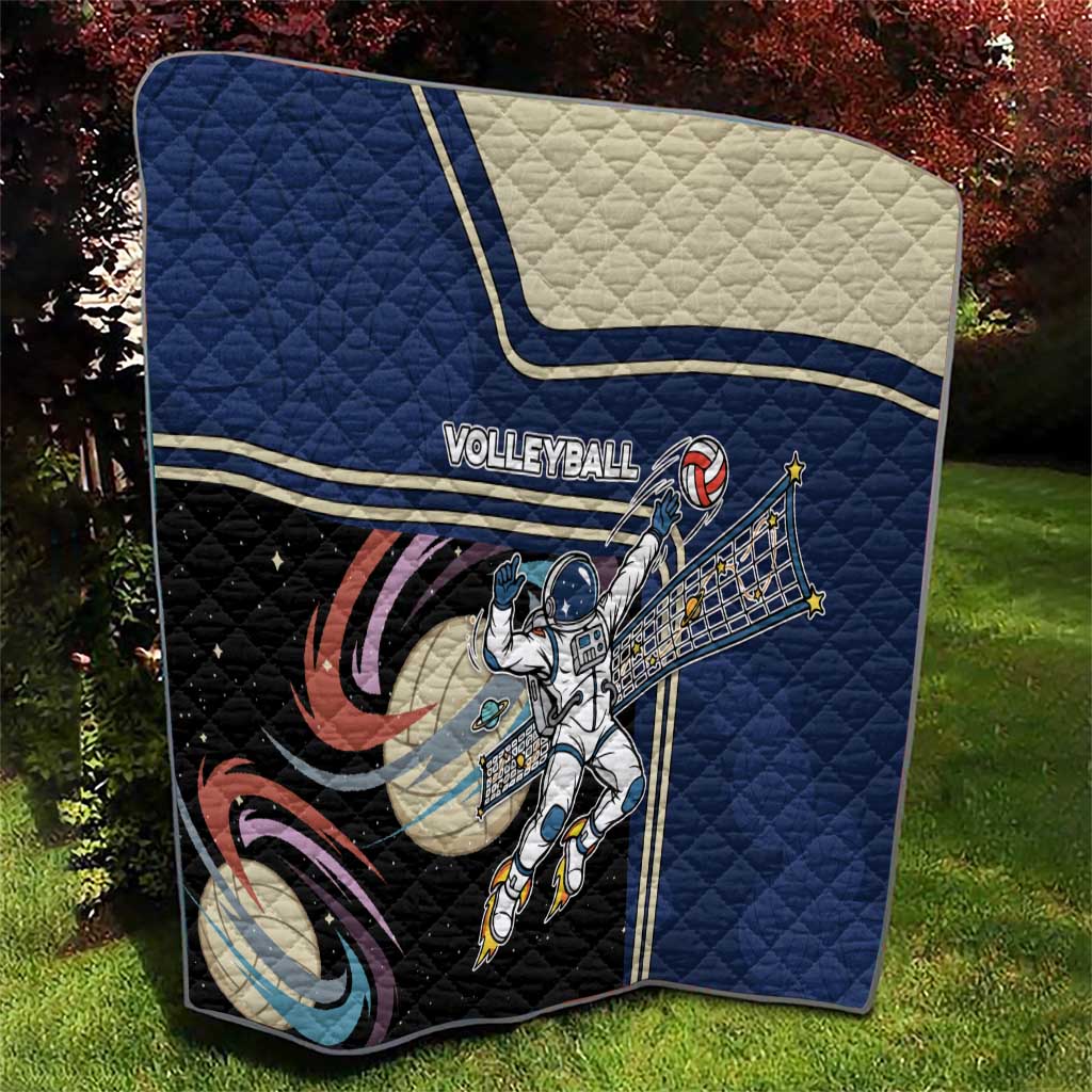 Volleyball Quilt Astronaut Cosmic Spiker