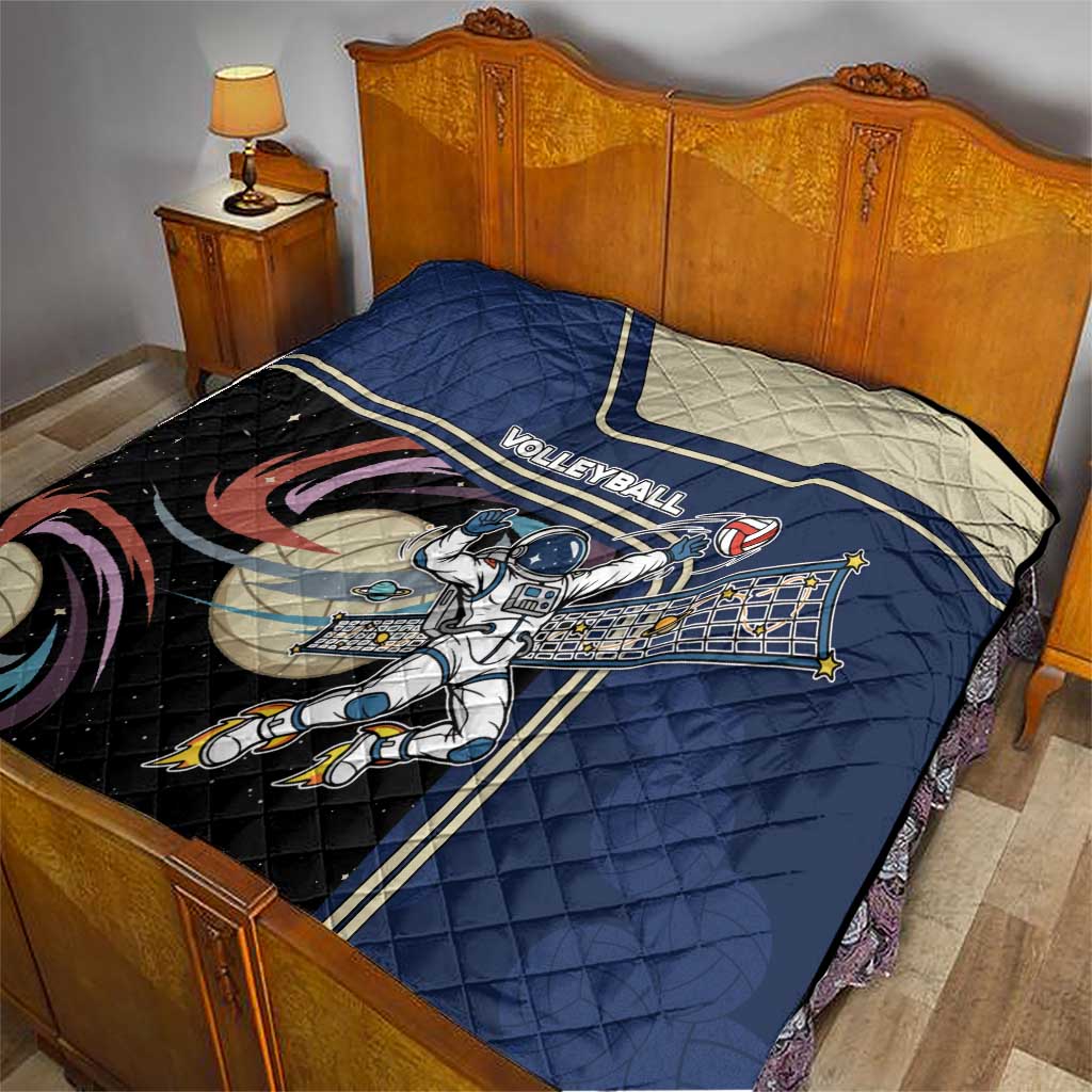 Volleyball Quilt Astronaut Cosmic Spiker