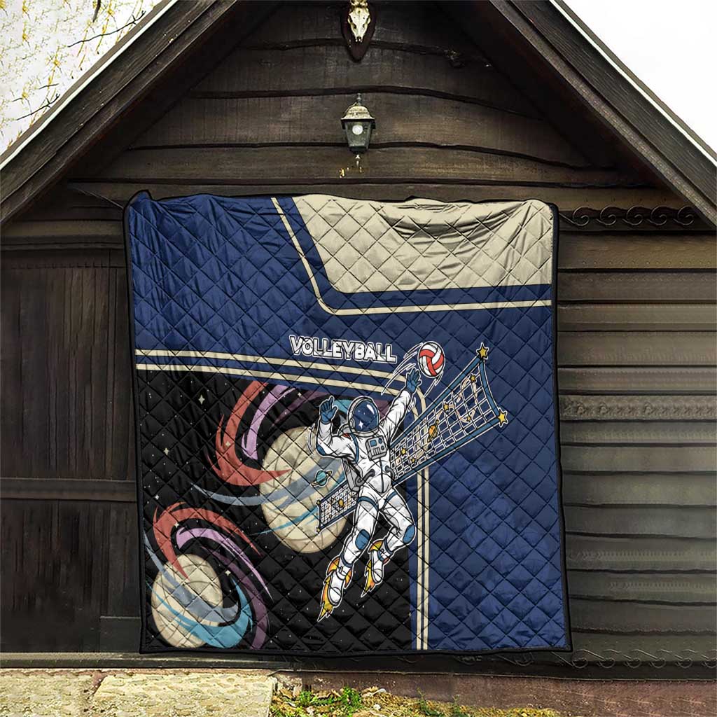 Volleyball Quilt Astronaut Cosmic Spiker