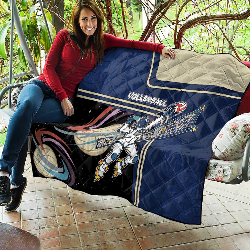 Volleyball Quilt Astronaut Cosmic Spiker