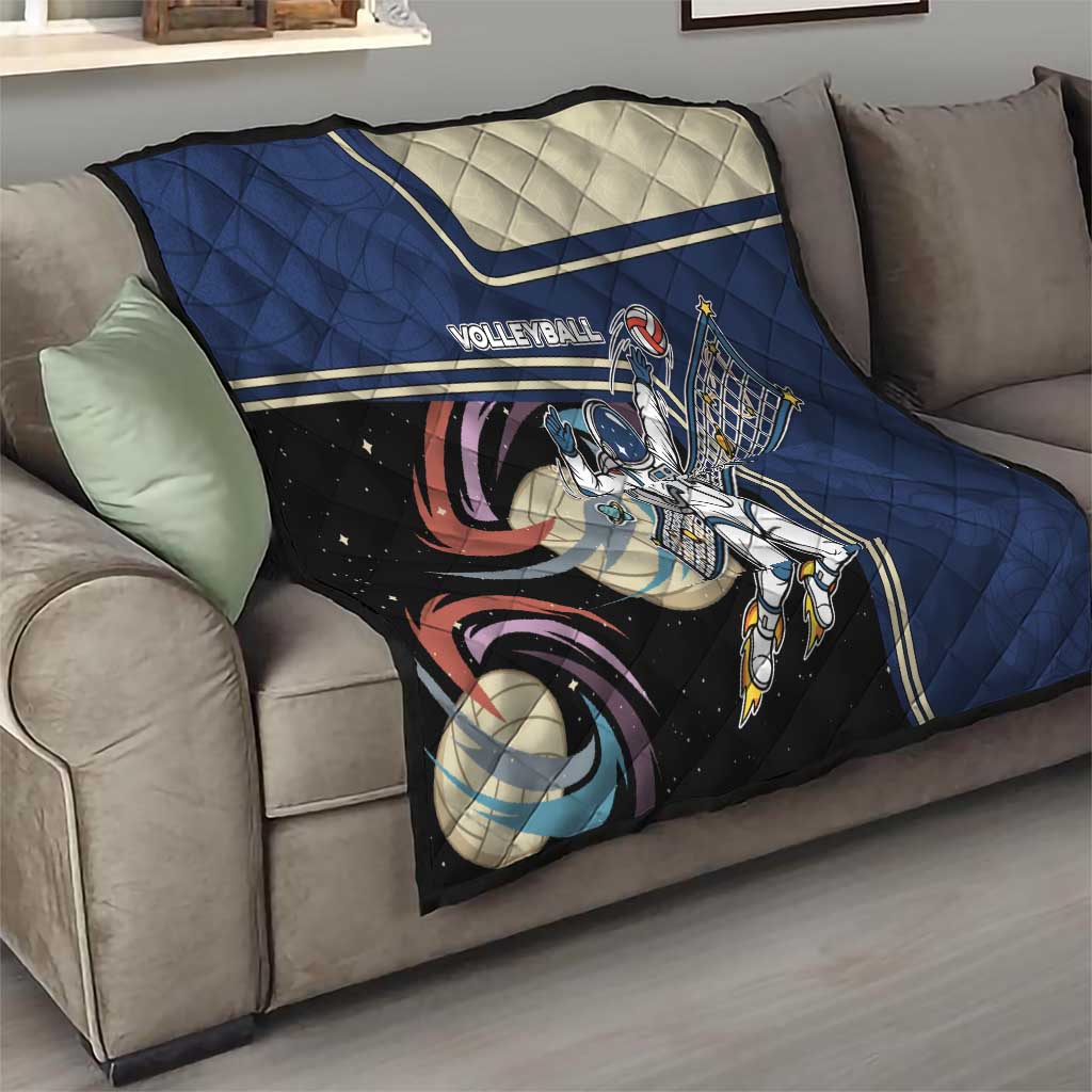 Volleyball Quilt Astronaut Cosmic Spiker