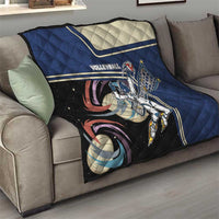 Volleyball Quilt Astronaut Cosmic Spiker