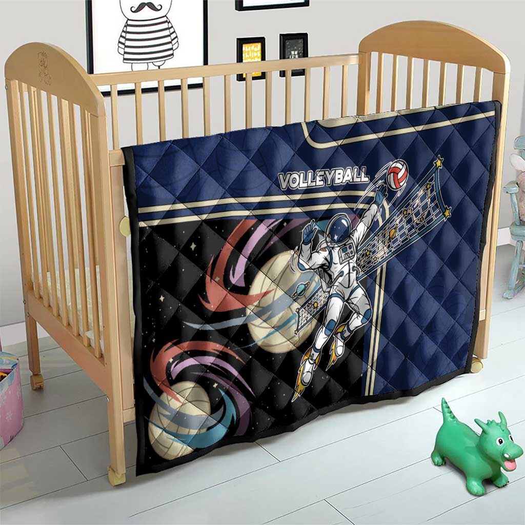 Volleyball Quilt Astronaut Cosmic Spiker
