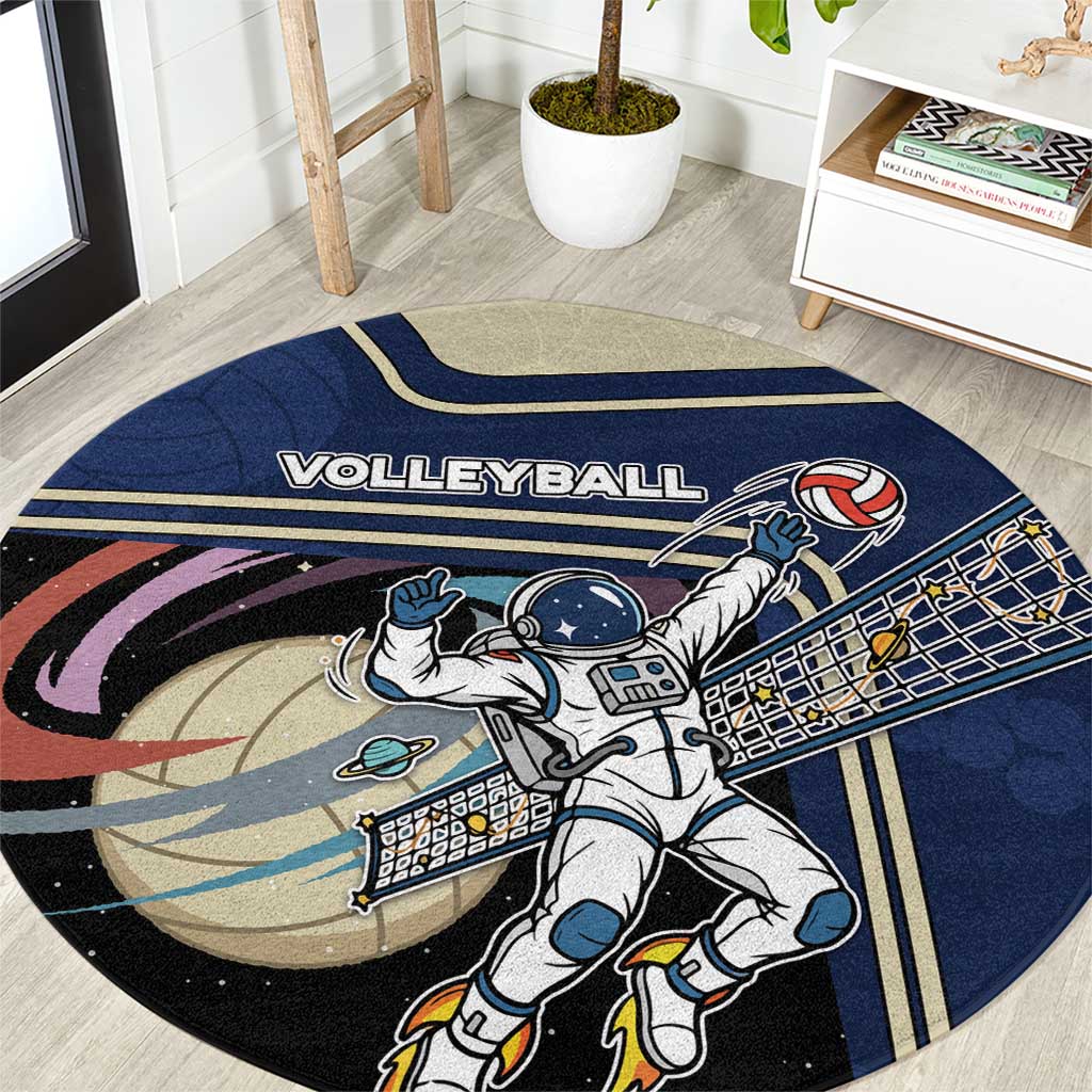 Volleyball Round Carpet Astronaut Cosmic Spiker