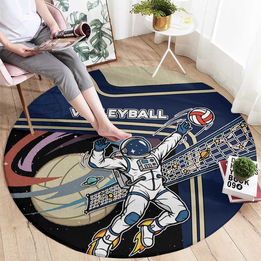 Volleyball Round Carpet Astronaut Cosmic Spiker