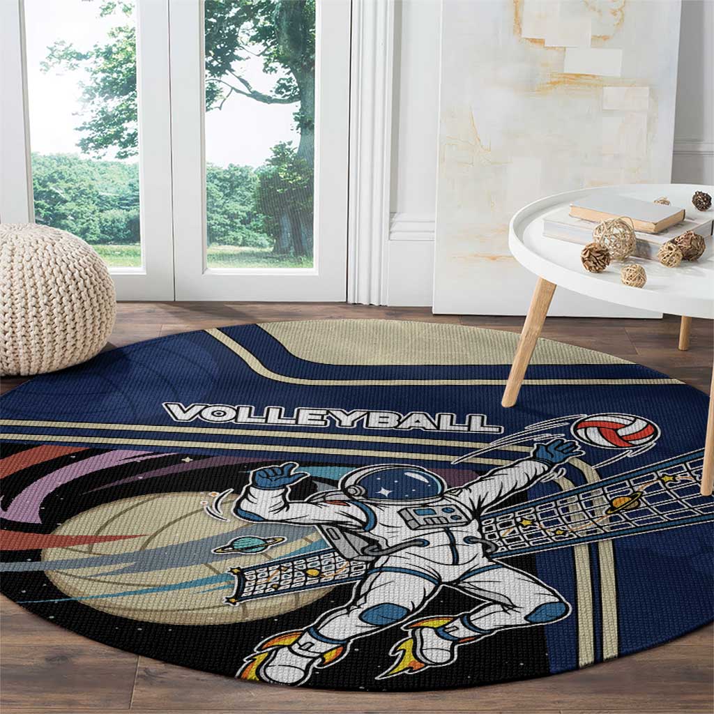 Volleyball Round Carpet Astronaut Cosmic Spiker