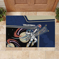 Volleyball Rubber Doormat Astronaut Cosmic Spiker