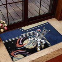 Volleyball Rubber Doormat Astronaut Cosmic Spiker