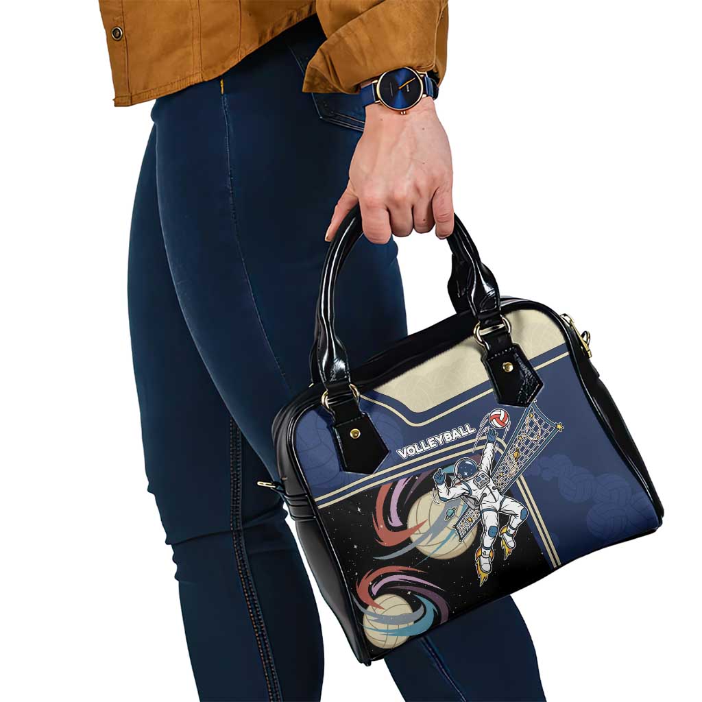 Volleyball Shoulder Handbag Astronaut Cosmic Spiker