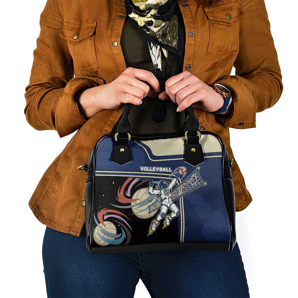 Volleyball Shoulder Handbag Astronaut Cosmic Spiker