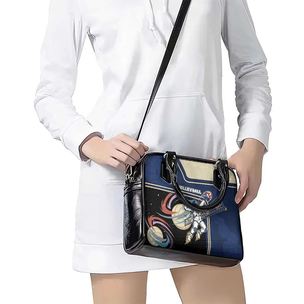 Volleyball Shoulder Handbag Astronaut Cosmic Spiker