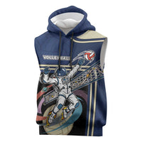 Custom Volleyball Sleeveless Hoodie Astronaut Cosmic Spiker