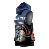 Custom Volleyball Sleeveless Hoodie Astronaut Cosmic Spiker