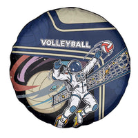 Volleyball Spare Tire Cover Astronaut Cosmic Spiker