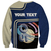 Custom Volleyball Sweatshirt Astronaut Cosmic Spiker