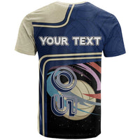 Custom Volleyball T Shirt Astronaut Cosmic Spiker