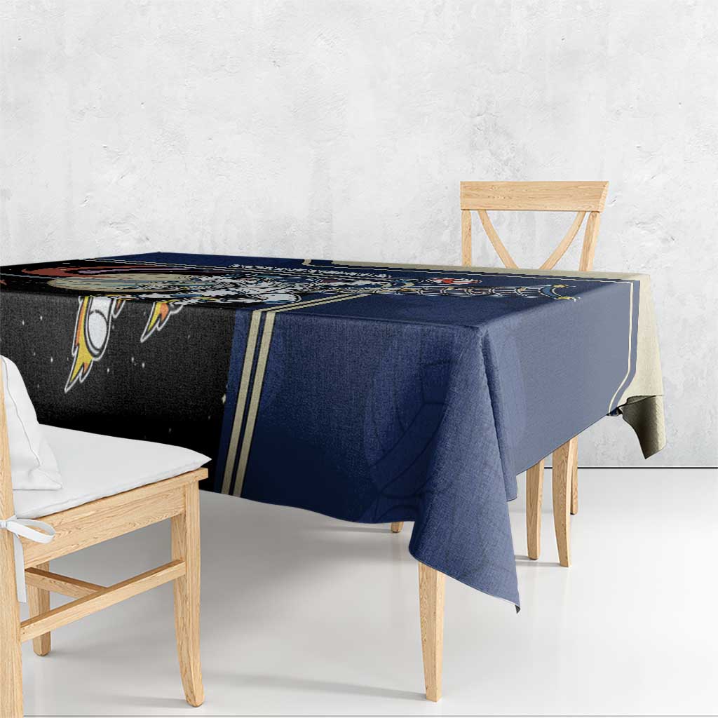Volleyball Tablecloth Astronaut Cosmic Spiker