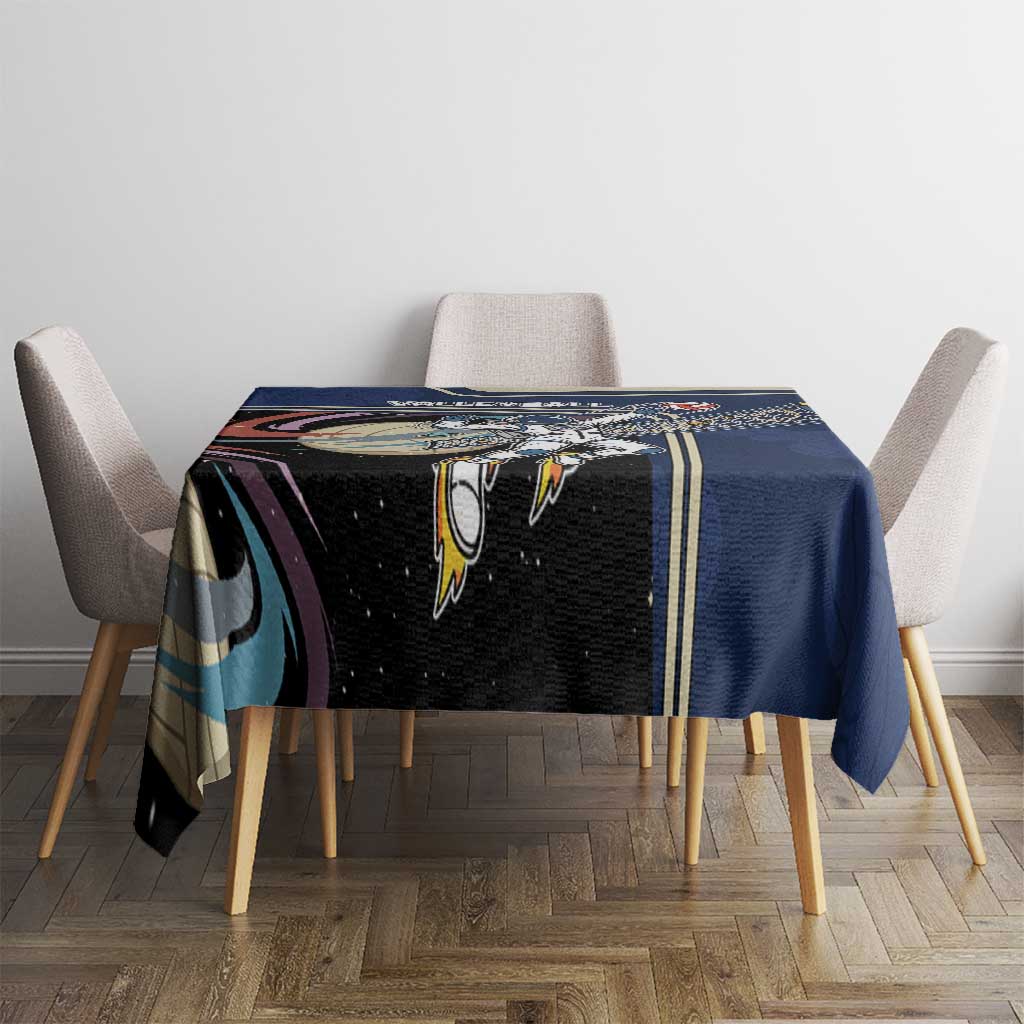 Volleyball Tablecloth Astronaut Cosmic Spiker
