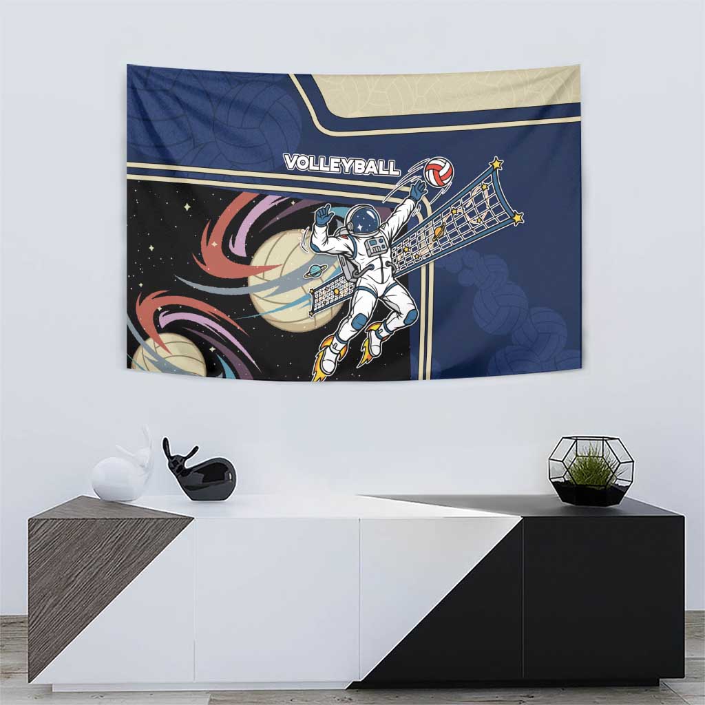 Volleyball Tapestry Astronaut Cosmic Spiker