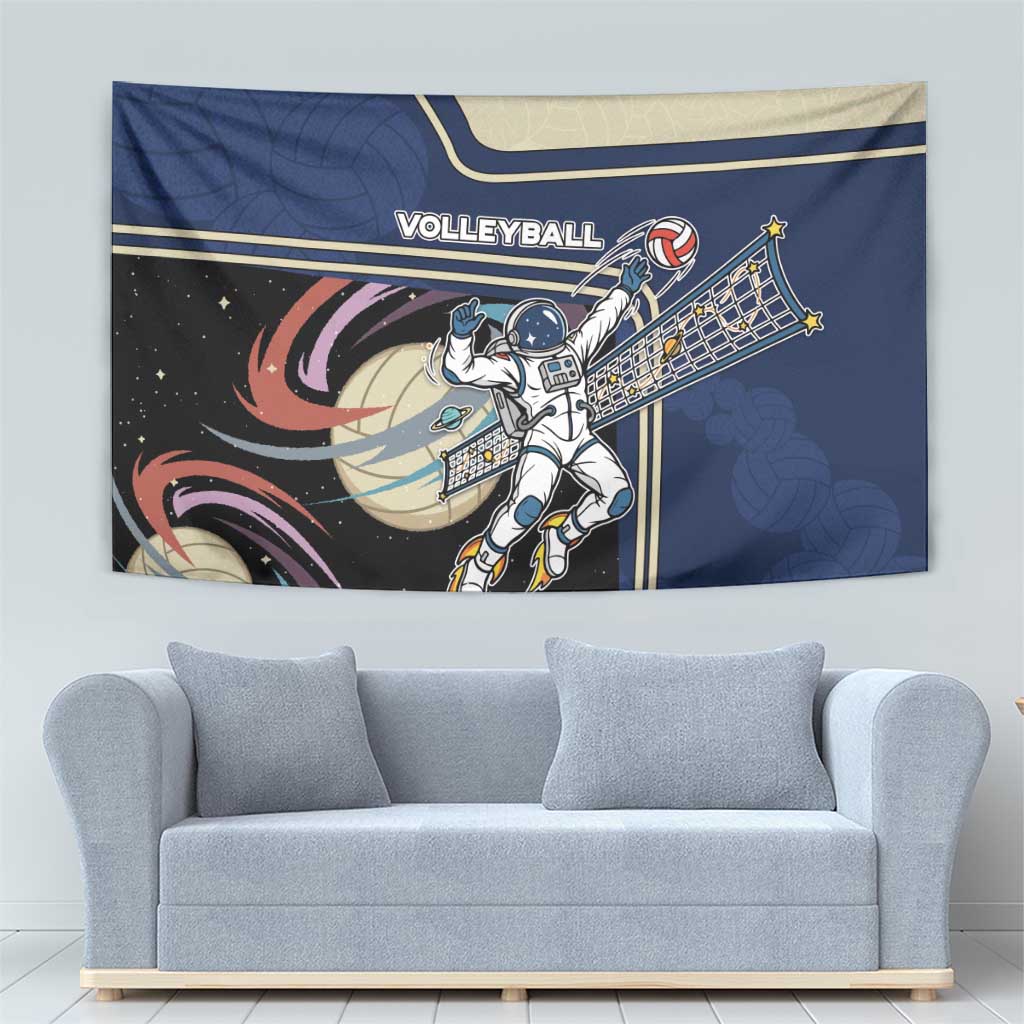Volleyball Tapestry Astronaut Cosmic Spiker